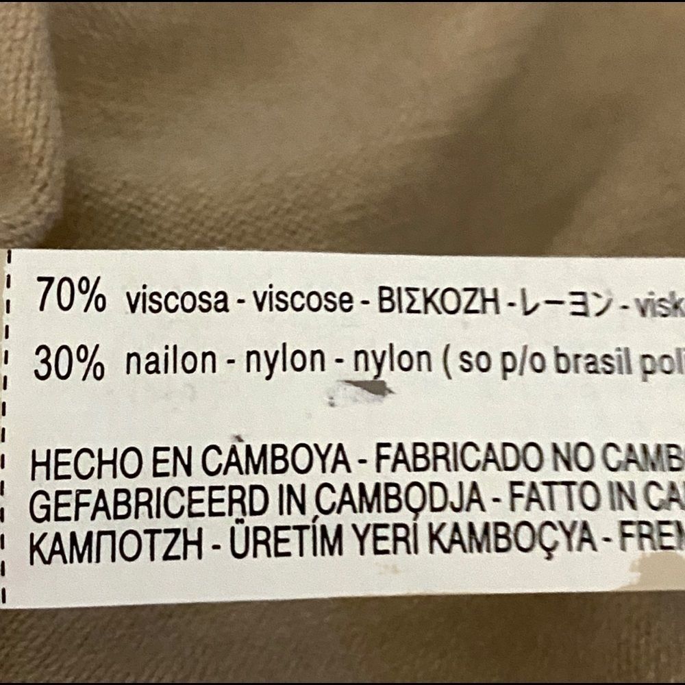 Zara Girls knit cardigan cream color- size 11/12 - Picture 3 of 5